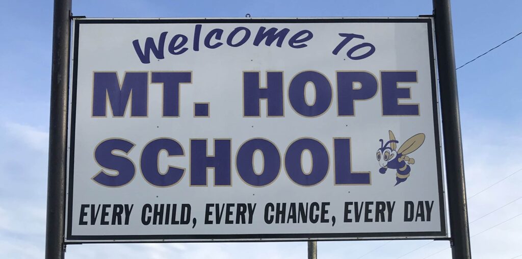 Fundraiser for Mount Hope School